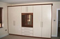 Cream pvc wardrobe