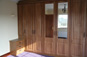 Light walnut pvc wardrobe