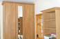Oak pvc wardrobe
