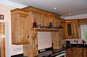 Oak overmantle