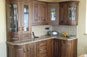 walnut inframe kitchen